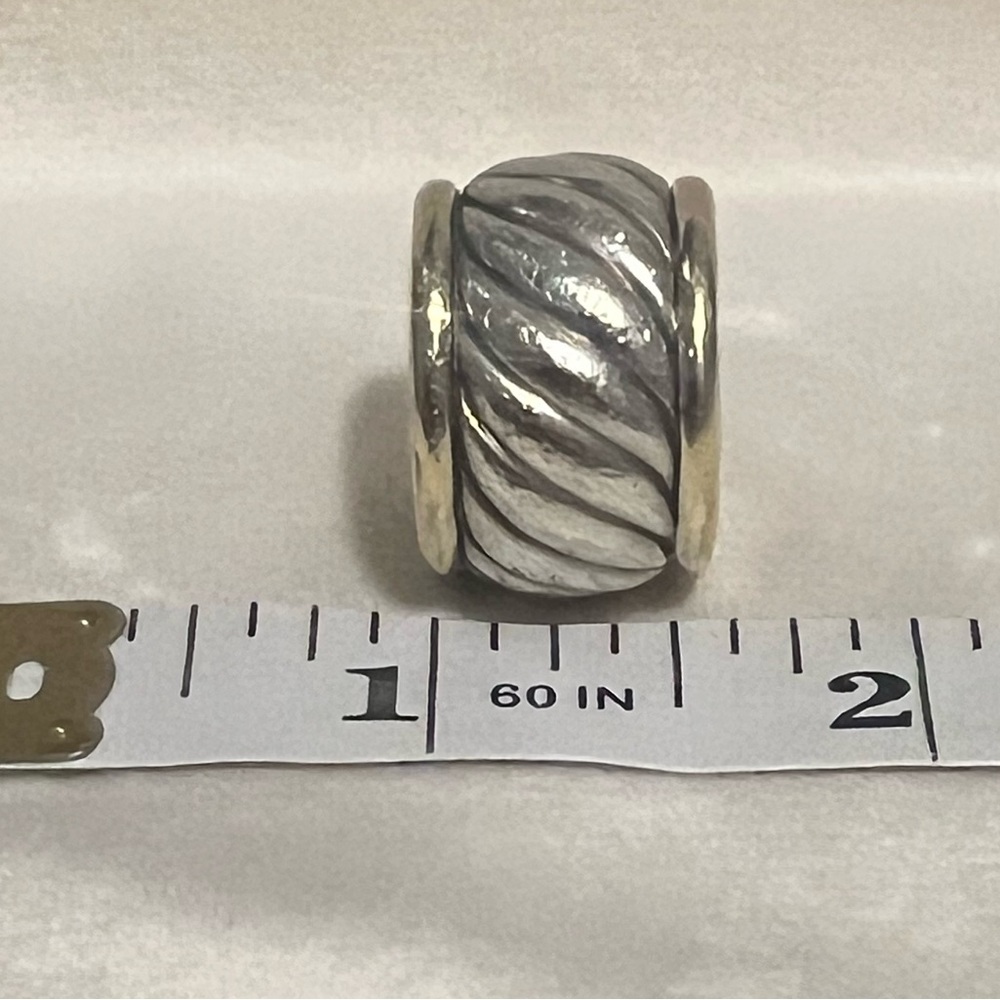 David Yurman Cigar Cable Thoroughbred wide Ring. Size 7.  Beautiful find! - Picture 12 of 12
